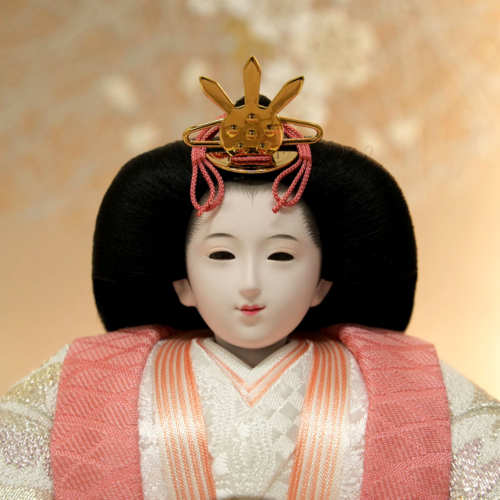 収納瑞穂 女雛のお顔と表情