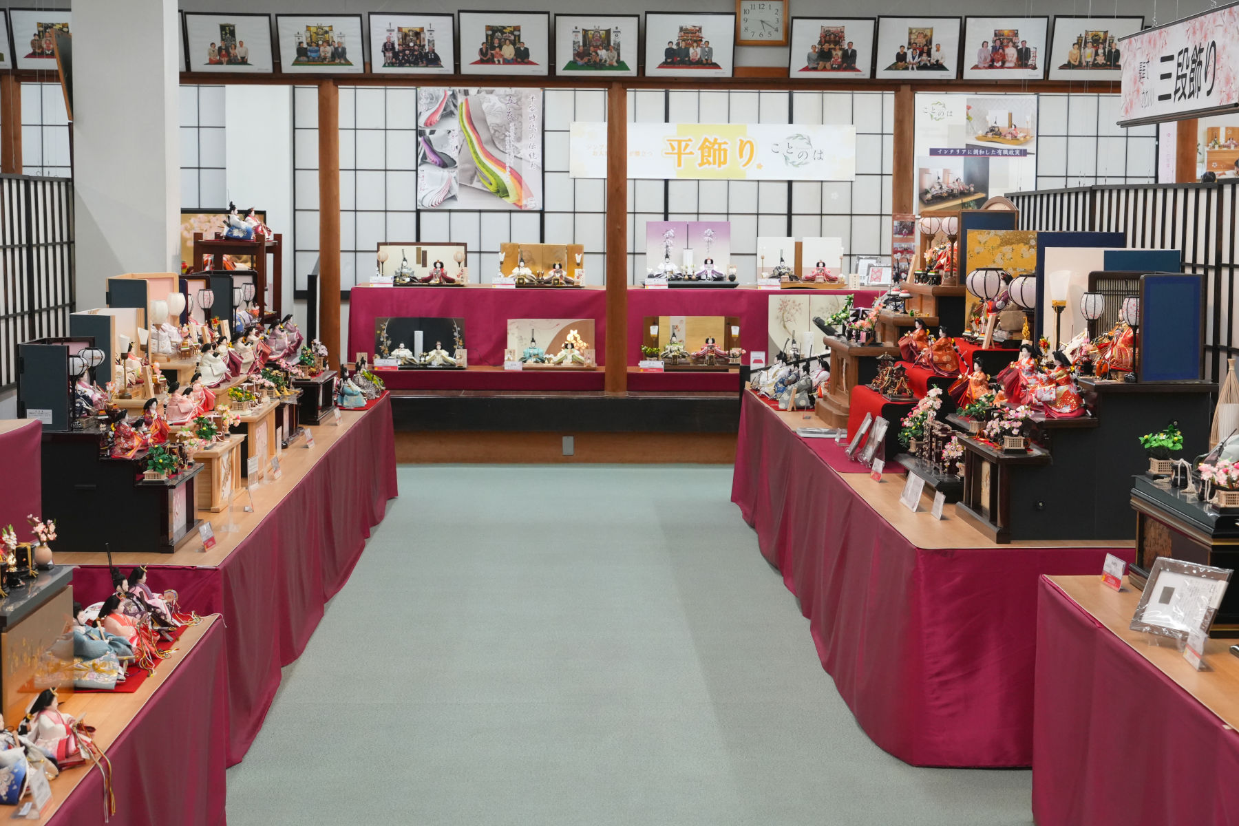 掛川総本店 雛人形フロア全景